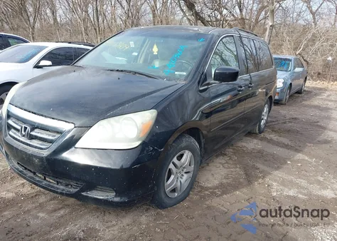 2006 Honda Odyssey Ex-L z USA, uszkodzony, nr VIN 5FNRL38796B057986